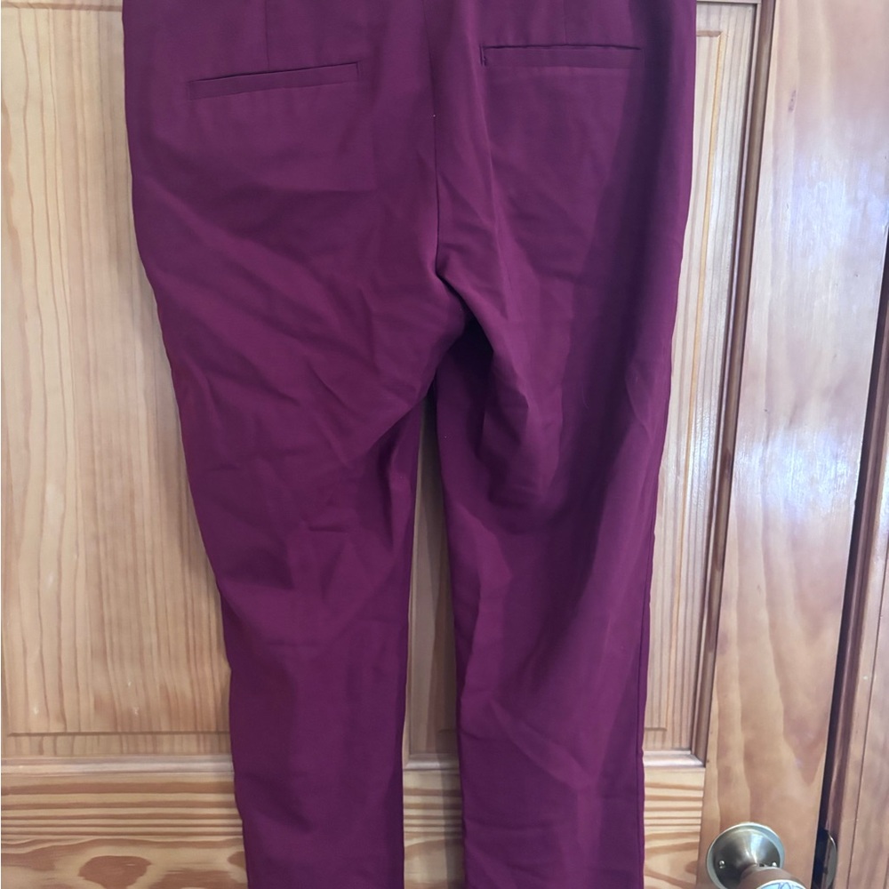 Banana Republic Women's Burgundy Pantsuit - Picture 4 of 8